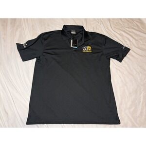 Nike Golf Men's Polo W/ US76 Drivve Earthmover And Michelin Tire Logos On It XL